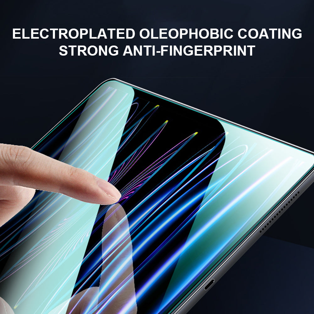 Pellicola protettiva per schermo Lito Classic per Apple iPad Pro 11 (2024), Vetro temperato, Full Glue, 2.5D