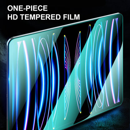 Pellicola protettiva per schermo Lito Classic per Apple iPad Pro 11 (2024), Vetro temperato, Full Glue, 2.5D