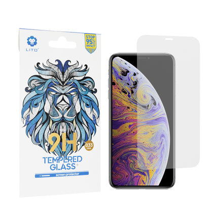 Pellicola protettiva per schermo Lito Classic per Apple iPhone 11 Pro Max / XS Max, Vetro temperato, Full Glue, 2.5D