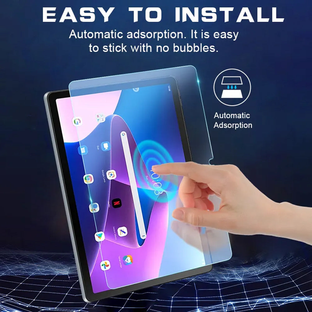Pellicola protettiva per schermo Lito Classic per Lenovo Tab M10 Plus (3rd Gen), Vetro temperato, Full Glue, 2.5D