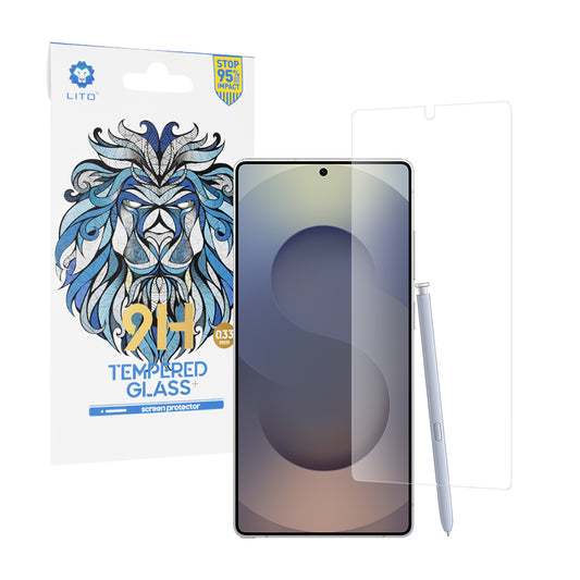 Pellicola protettiva per schermo Lito Classic Ultra Thin per Samsung Galaxy S25 Ultra S938, vetro temperato, Full Glue, 2.5D