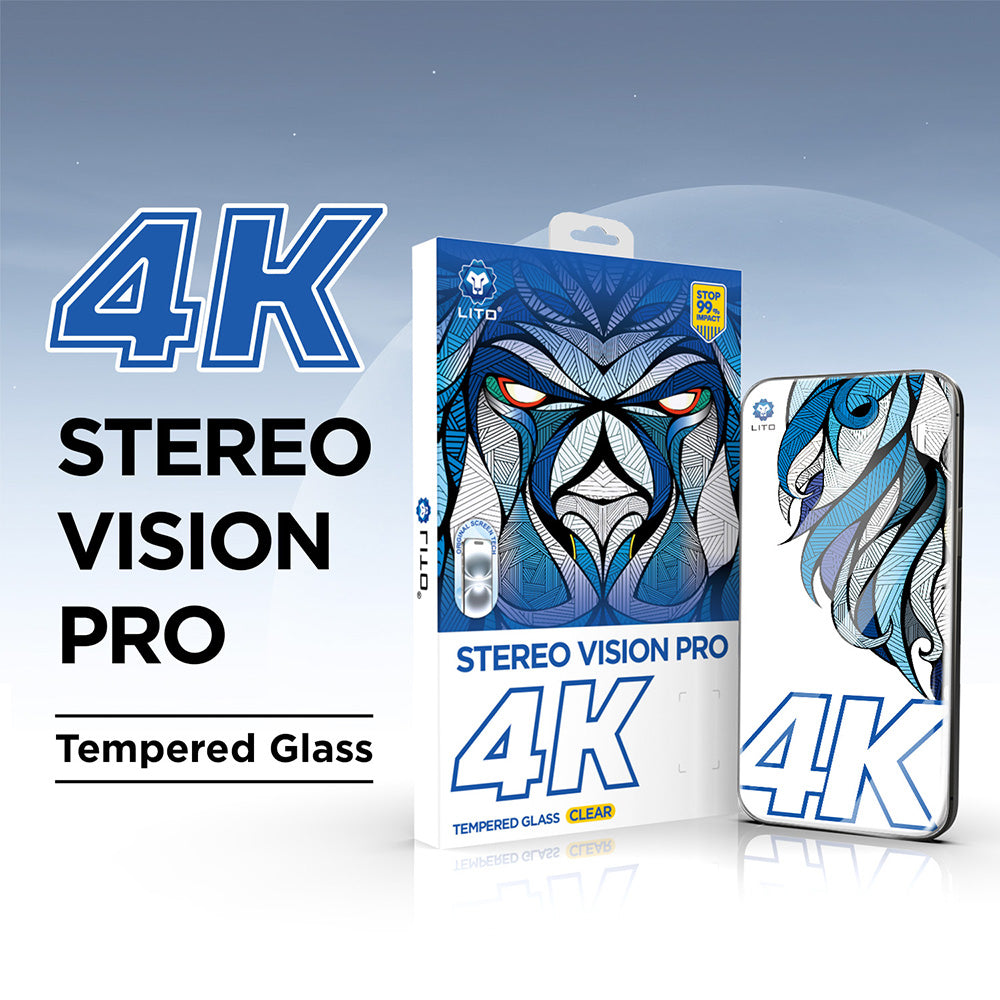 Pellicola Protettiva Schermo Lito D+ Max 4K per Apple iPhone 17 Pro Max, Vetro Temperato, Full Glue, Nera