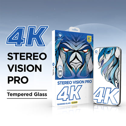 Pellicola Protettiva Schermo Lito D+ Max 4K per Apple iPhone 17 Pro Max, Vetro Temperato, Full Glue, Nera