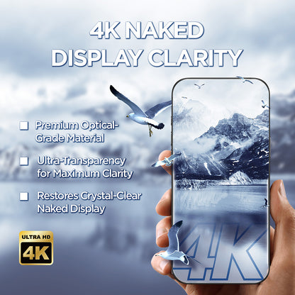Pellicola Protettiva Schermo Lito D+ Max 4K per Apple iPhone 17 Pro Max, Vetro Temperato, Full Glue, Nera