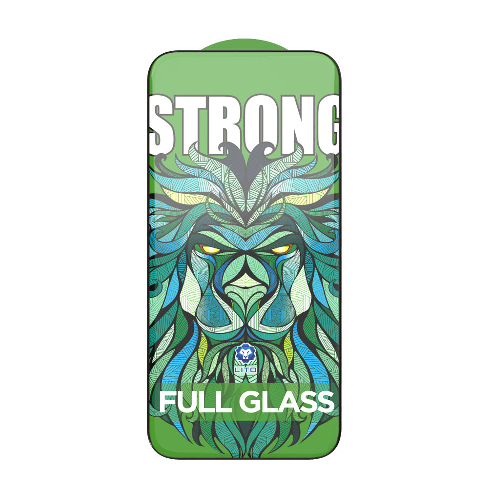 Pellicola Protettiva Schermo Lito D+ Max Strong per Apple iPhone 17 / 16 Pro, Vetro Temperato, Full Glue, Nera