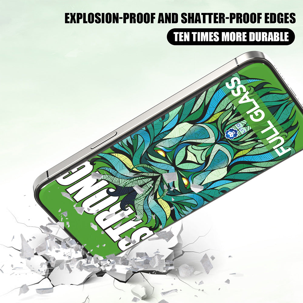 Pellicola Protettiva Schermo Lito D+ Max Strong per Apple iPhone 17 / 16 Pro, Vetro Temperato, Full Glue, Nera