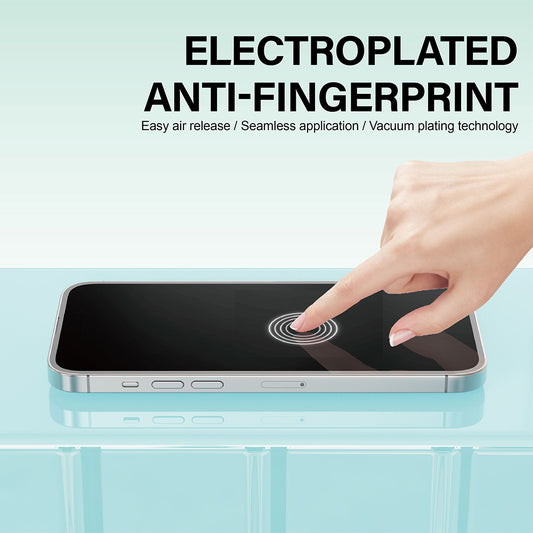 Pellicola Protettiva Schermo Lito NB per Apple iPhone 17 Pro Max, Vetro Temperato, Full Glue, Nera