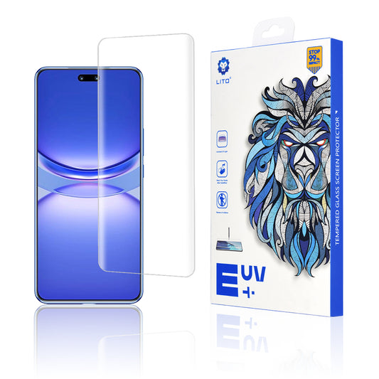 Pellicola protettiva per schermo Lito per Huawei nova 12 Pro, Vetro temperato, Colla UV, 3D