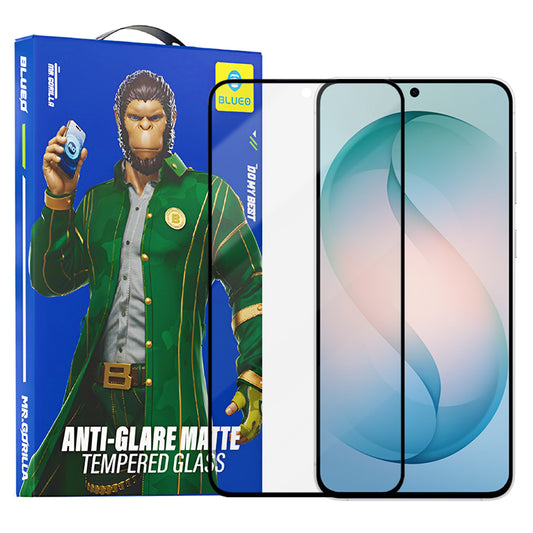 Pellicola Protettiva Schermo Matte Blueo Anti-Riflesso per Samsung Galaxy S26 Plus S947, Vetro Temperato, Full Glue, Nera