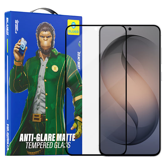 Pellicola Protettiva Schermo Matte Blueo Anti-Riflesso per Samsung Galaxy S26 S942, Vetro Temperato, Full Glue, Nera