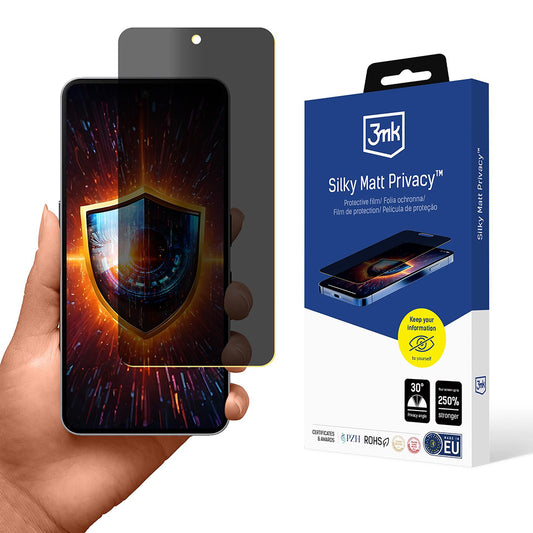 Pellicola protettiva per schermo Matte Privacy 3MK Silky per Nothing Phone (3a) / Phone (3a) Pro, Plastica