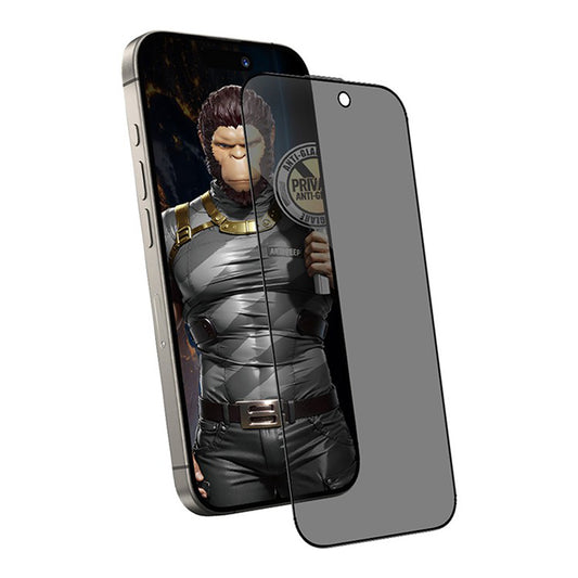 Pellicola protettiva per schermo Matte Privacy Blueo Anti-Peep per Apple iPhone 14 Plus / 13 Pro Max, Vetro Temperato, Full Glue