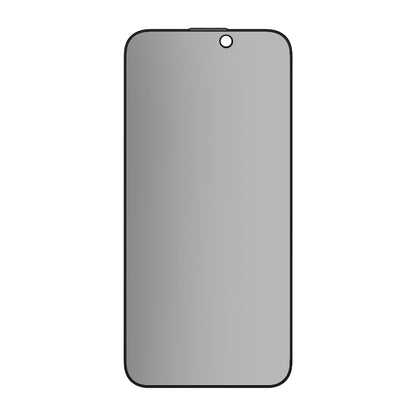 Matte Privacy Blueo Anti-Peep Screen Protector Film for Apple iPhone 16 Plus / 15 Plus, Tempered Glass, Full Glue