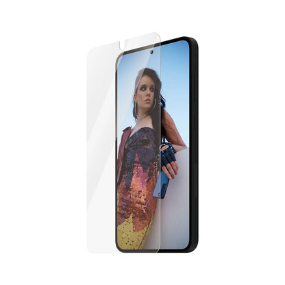 Pellicola Protettiva Schermo PanzerGlass Safe. Ultra-Wide Fit EasyAligner per Samsung Galaxy S25+ S936 / S24+ S926, Vetro Temperato, Full Glue