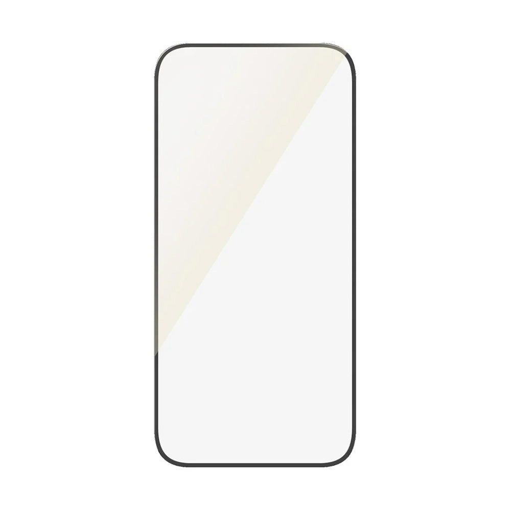 Pellicola Protettiva Schermo PanzerGlass Ultra-Wide Fit EyeCare per Apple iPhone 16 / 15, Vetro Temperato, Full Glue, Nera