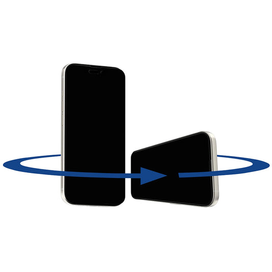 Pellicola protettiva per schermo Privacy Anank 1X Rinforzata 360 per Apple iPhone 14 Pro Max, Vetro Temperato, Colla Completa, 2.5D