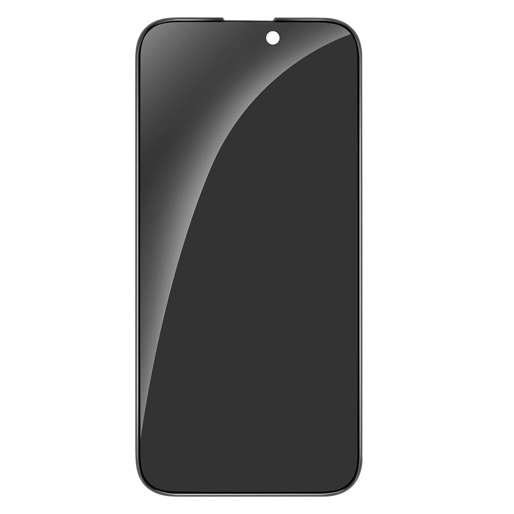 Pellicola Protettiva Schermo Privacy Anank 2X Rinforzata per Apple iPhone 16, Vetro Temperato, Colla Completa, 2.5D