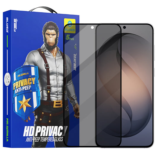Pellicola Protettiva Schermo Privacy Blueo Anti-Peep per Samsung Galaxy S26 S942, Vetro Temperato, Full Glue, Set 5 pezzi