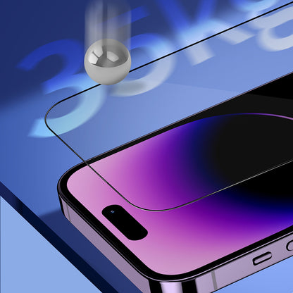 Blueo Premium Sapphire Applicator Privacy Screen Protector for Apple iPhone 18 Pro Max, Tempered Glass, Full Glue