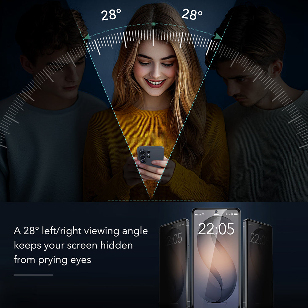 Pellicola Protettiva Privacy ESR Armorite per Samsung Galaxy S26 Ultra, Vetro Temperato, Full Glue