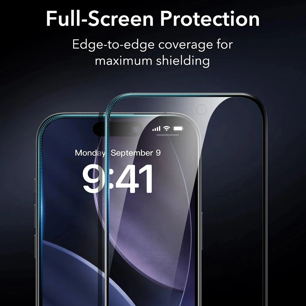 Pellicola protettiva Privacy Screen ESR Armorite UltraFit per Apple iPhone 17 Pro Max, Vetro Temperato, Full Glue, Set 3 pezzi