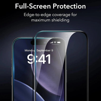 Pellicola protettiva Privacy Screen ESR Armorite UltraFit per Apple iPhone 17 Pro Max, Vetro Temperato, Full Glue, Set 3 pezzi