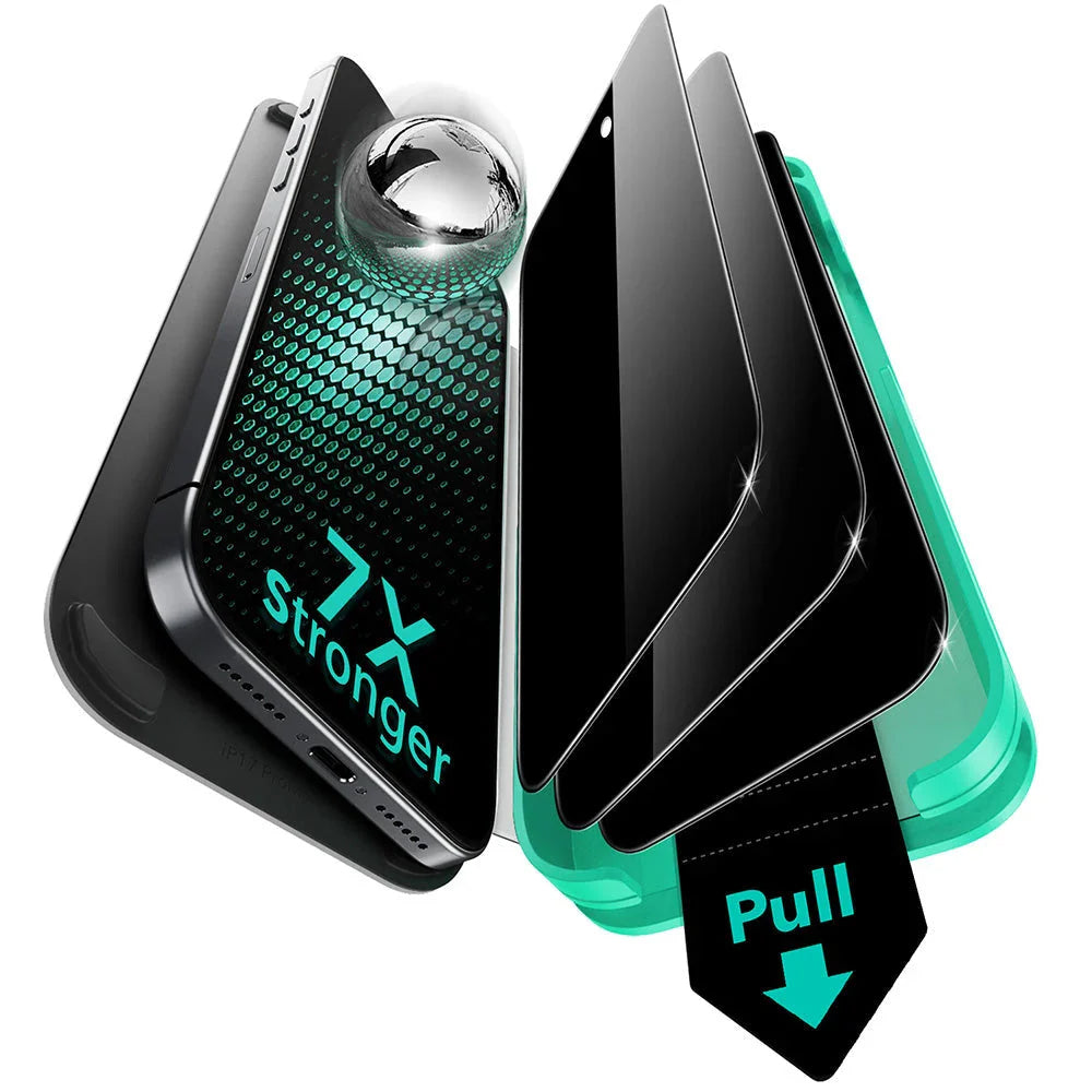 Pellicola Protettiva Privacy ESR Armorite UltraFit per Apple iPhone 17 Pro, Vetro Temperato, Full Glue, Set 3 pezzi