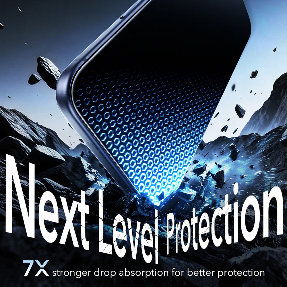Pellicola protettiva per schermo Privacy ESR Armorite UltraFit per Apple iPhone 18 Pro, vetro temperato, Full Glue, set da 2 pezzi