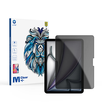 Pellicola protettiva per schermo Privacy Lito Classic per Apple iPad Air 11 (2026) / Air 11 (2025), Vetro Temperato, Full Glue, 2.5D