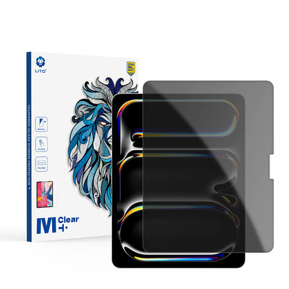Pellicola protettiva per schermo Privacy Lito Classic per Apple iPad Air 13 (2026) / Pro 13 (2025), Vetro temperato, Full Glue, 2.5D
