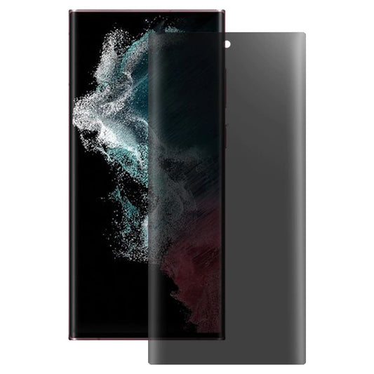 Pellicola protettiva per schermo Privacy Lito per Samsung Galaxy S22 Ultra 5G S908, Vetro temperato, Colla UV, 3D