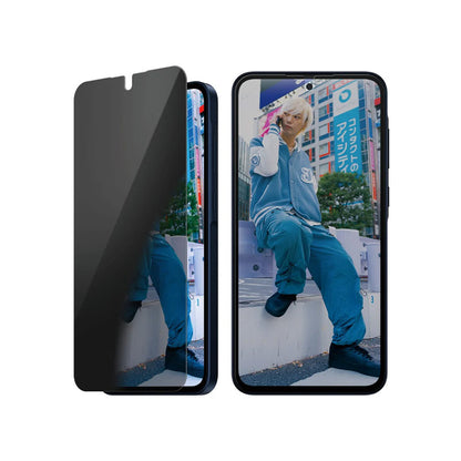 Pellicola Protettiva Schermo Privacy PanzerGlass Ultra-Wide Fit per Samsung Galaxy A36 A366, Vetro Temperato, Full Glue