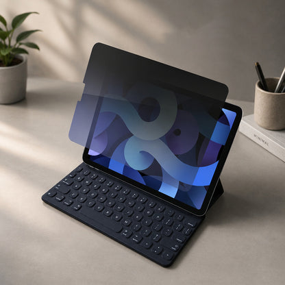 Pellicola protettiva per schermo Privacy Techsuit ArmorGlass CrystalHD per Samsung Galaxy Tab A11+ / Tab A9+, Vetro temperato, Full Glue, Set da 2 pezzi