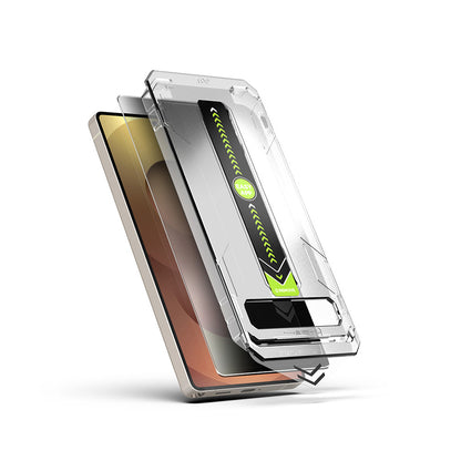 Privacy Screen Protector Techsuit TitanGlass CrystalHD for Samsung Galaxy S25 Ultra S938, Tempered Glass, Full Glue