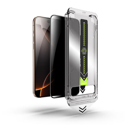 Pellicola Protettiva Schermo Privacy Techsuit TitanGlass per Apple iPhone 17 Pro Max, Vetro Temperato, Full Glue