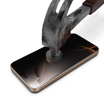Pellicola protettiva per schermo Privacy Techsuit TitanGlass per Apple iPhone 18 Pro Max, Vetro temperato, Full Glue, Set da 2 pezzi