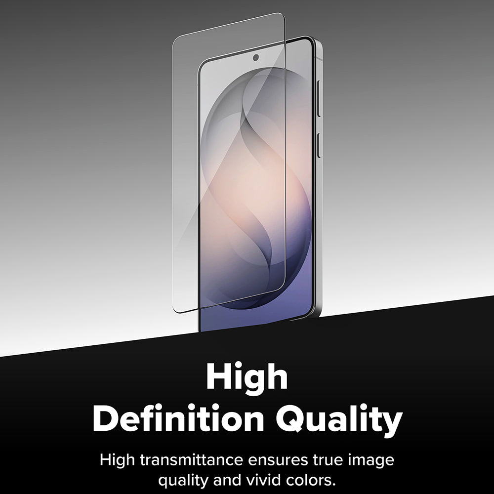 Pellicola protettiva Schermo Ringke Easy Slide per Samsung Galaxy S26 S942, Vetro Temperato, Full Glue, Set 2 pezzi