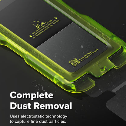 Pellicola Protettiva Schermo Ringke Easy Slide per Samsung Galaxy S26, Vetro Temperato, Full Glue, Set 2 pezzi, Nera