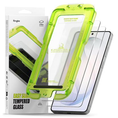 Pellicola Protettiva Schermo Ringke Easy Slide per Samsung Galaxy S26 Ultra S948, Vetro Temperato, Full Glue, Set 2 pezzi