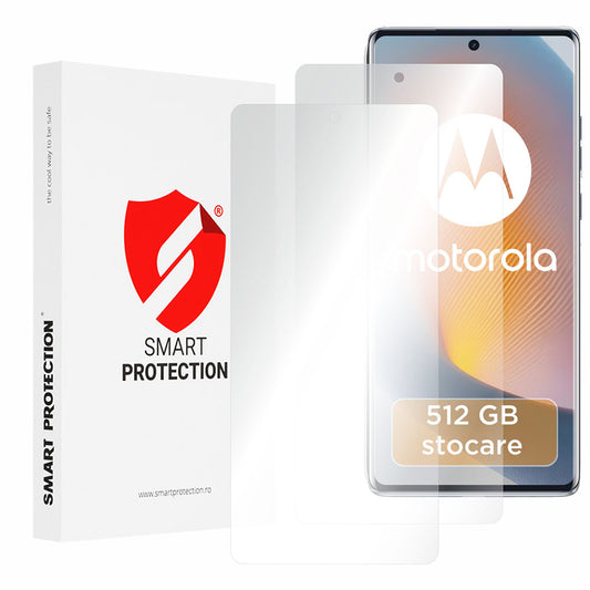 Pellicola protettiva per schermo Smart Protection Premium Classic per Motorola Edge 50 Fusion, plastica, set da 2 pezzi