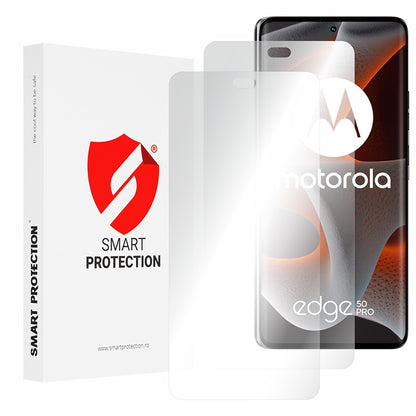 Pellicola protettiva per schermo Smart Protection Premium Classic per Motorola Edge 50 Pro, plastica, set da 2 pezzi