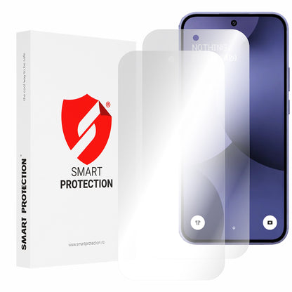Pellicola protettiva per schermo Smart Protection Premium Classic per Nothing Phone (4b), plastica, set da 2 pezzi