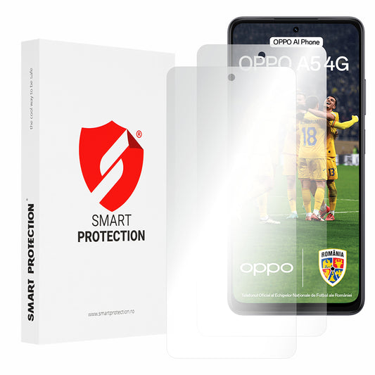 Pellicola protettiva per schermo Smart Protection Premium Classic per Oppo A5 4G, Plastica, Set da 2 pezzi