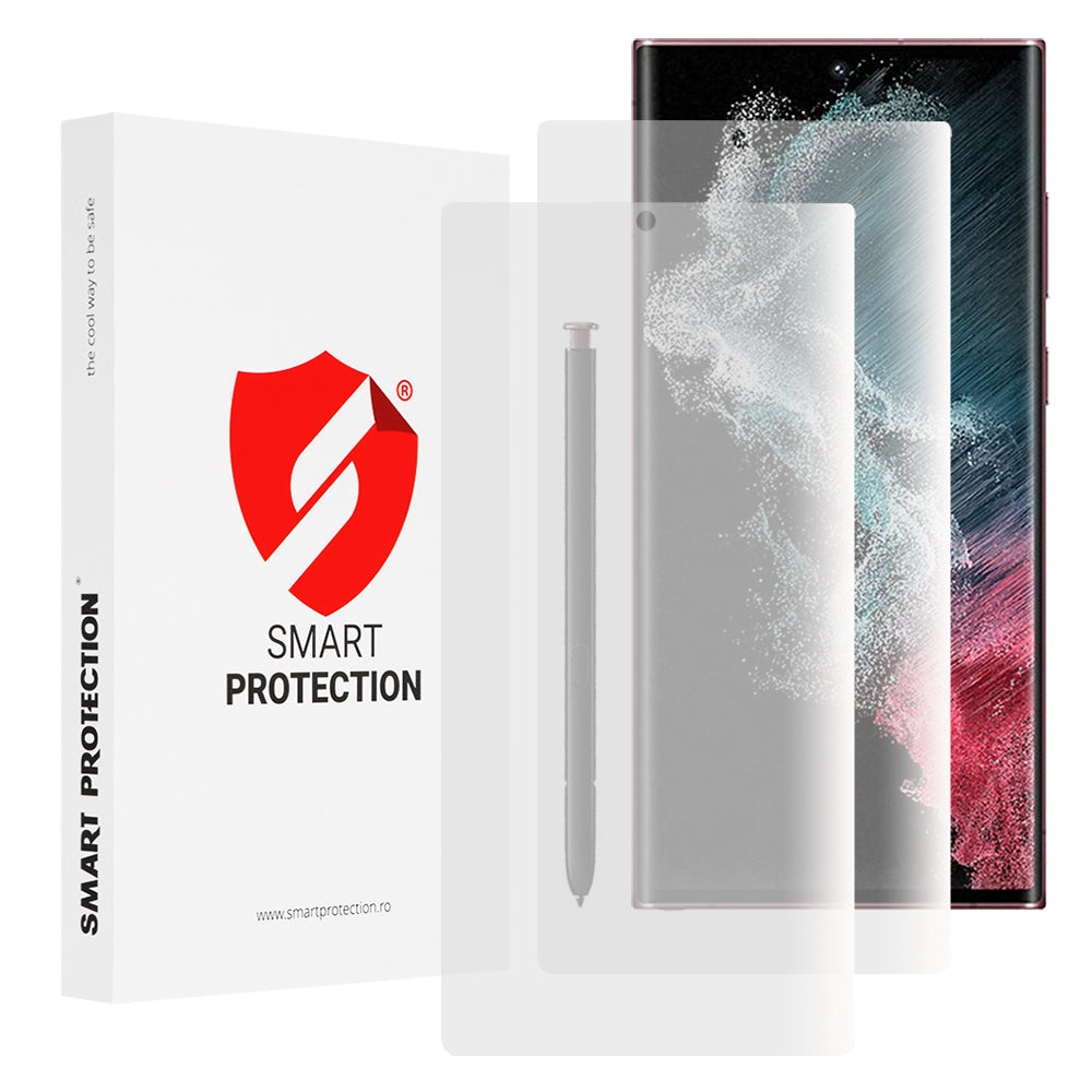 Pellicola protettiva per schermo Smart Protection Premium Classic per Samsung Galaxy S22 Ultra 5G S908, plastica, set da 2 pezzi