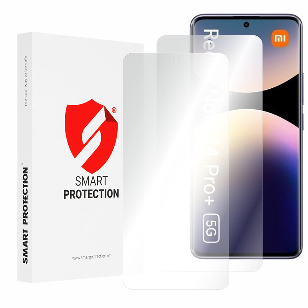 Pellicola protettiva per schermo Smart Protection Premium Classic per Xiaomi Redmi Note 14 Pro+ 5G, plastica, set da 2 pezzi