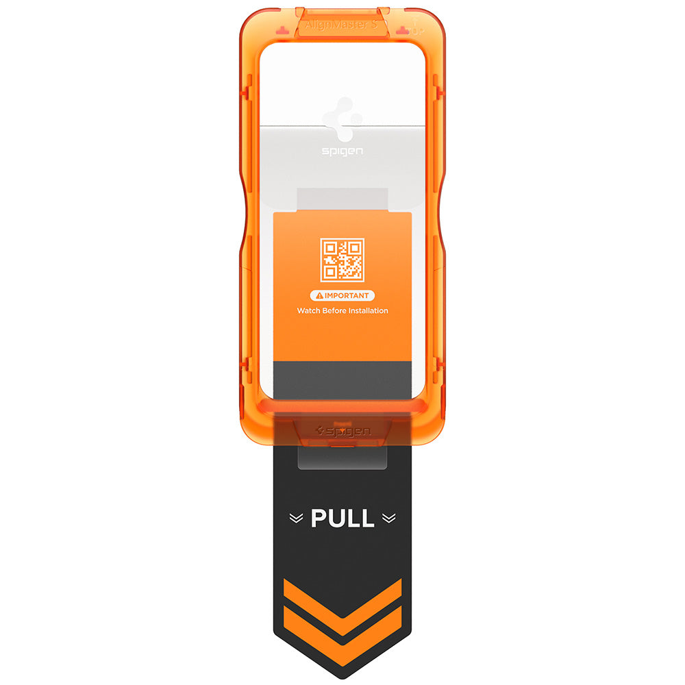 Pellicola protettiva per schermo Spigen GlastR AlignMaster S per Apple iPhone 18 Pro Max / 17 Pro Max, Vetro temperato, Full Glue, Set 2 pezzi AGL10101
