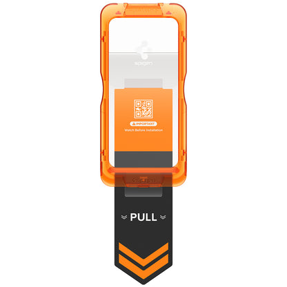 Pellicola protettiva per schermo Spigen GlastR AlignMaster S per Apple iPhone 18 Pro Max / 17 Pro Max, Vetro temperato, Full Glue, Set 2 pezzi AGL10101