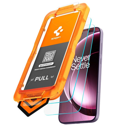 Pellicola protettiva per schermo Spigen GlastR AlignMaster S per OnePlus 15, Vetro temperato, Full Glue, Set 2 pezzi AGL11333