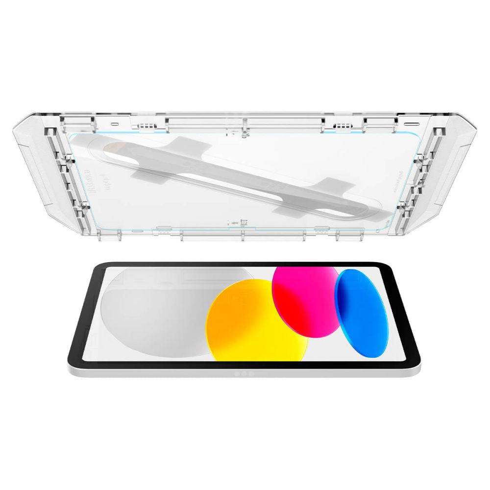 Pellicola protettiva per schermo Spigen GlastR EZ FIT per Apple iPad (2025) / (2022), Vetro temperato, Full Glue AGL05554