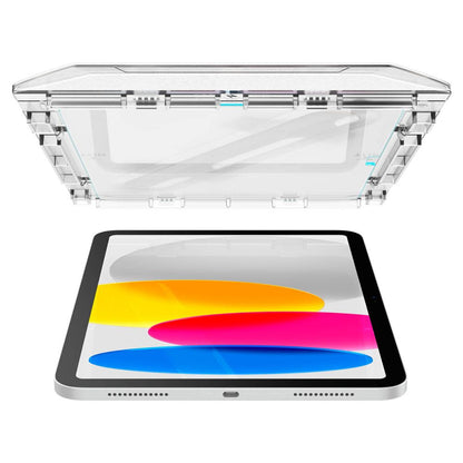 Pellicola protettiva per schermo Spigen GlastR EZ FIT per Apple iPad (2025) / (2022), Vetro temperato, Full Glue AGL05554